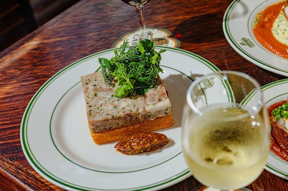 Pig’s head toast.