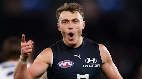 Carlton captain Patrick Cripps has guided his team into the wildcard finals.