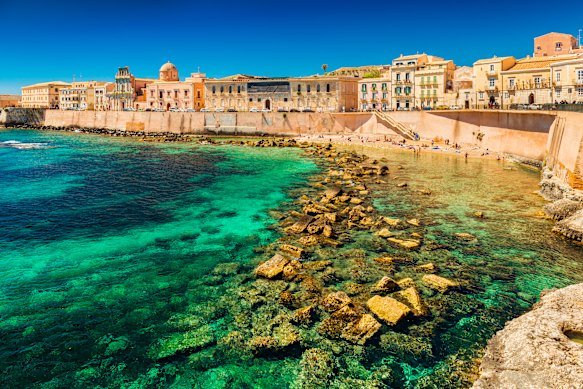 The glorious island of Ortigia represents the historical centre of Syracuse.