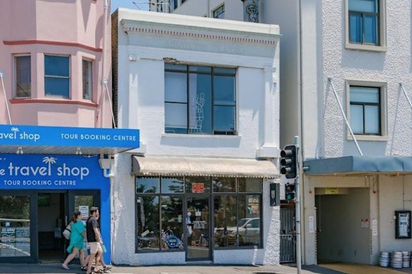 The proposed development site at 32 Campbell Parade.