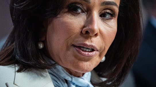 Jeanine Pirro, the US attorney for the District of Columbia, at a news conference in Washington in April.