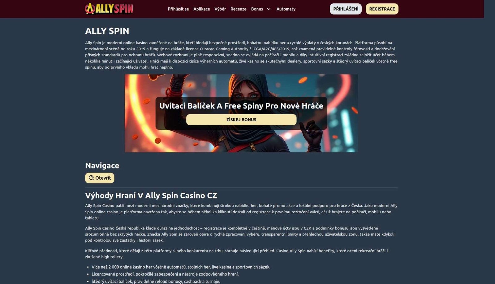 Allyspin Casino Registration And Login Steps For Players In Czech Republic