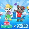 ‘Talking Tom & Friends: World’ Kids’ Mobile Game Launches The Smurfs Crossover (EXCLUSIVE)