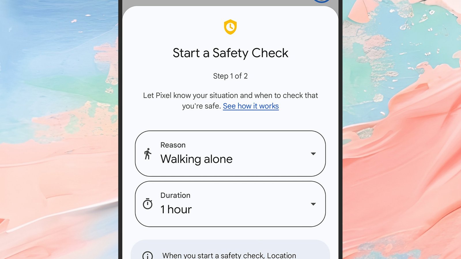 Pixel safety check