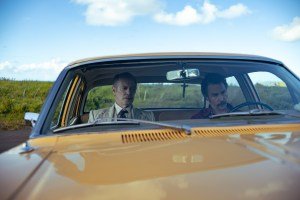 Steve Buscemi and Sam Rockwell in WILD HORSE NINE. Photo by Searchlight Pictures/Diego Araya Corvalán, Courtesy of Searchlight Pictures. © 2026 Searchlight Pictures. All Rights Reserved.