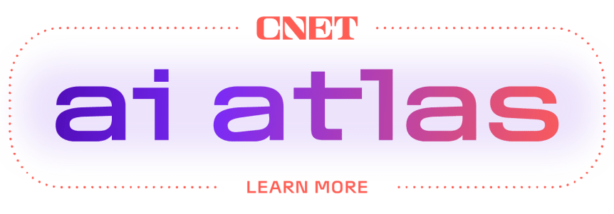 CNET AI Atlas badge; click to see more