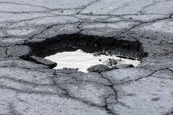 Potholes have become a flashpoint in the leadup to the Victorian state election on November 28.