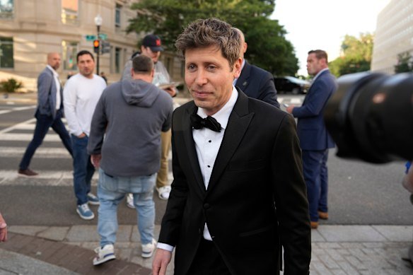 OpenAI CEO Sam Altman in Washington last week for a dinner at the White House.