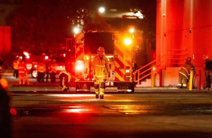 3 people killed when NBC and Telemundo news helicopter crashes while covering LA bus accident