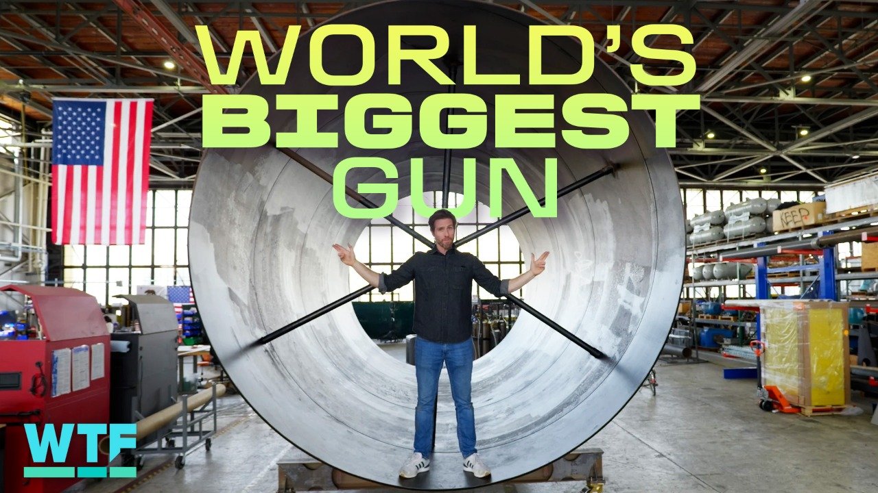 The World's Largest Gun Aims to Shoot Satellites Into Space