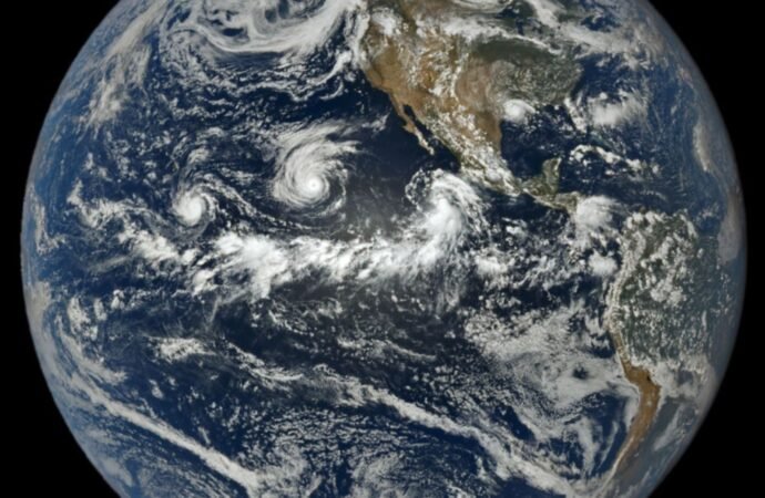 A Trio of Tropical Cyclones in the Pacific – NASA Science