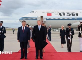 A red carpet and military flyover – How Trump welcomed Xi