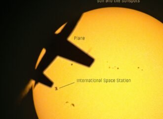 APOD: 2026 September 22 – Chance Triple Alignment: Plane, Space Station, Sun – NASA Science