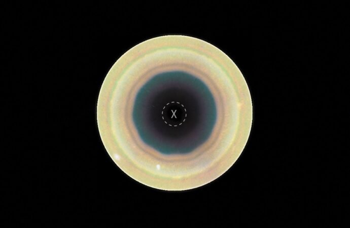 APOD: 2026 September 8 – Hubble: Decagon Around Saturn’s South Pole – NASA Science