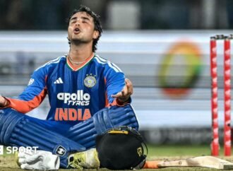 Abhishek Sharma hits 30-ball century for India against Afghanistan