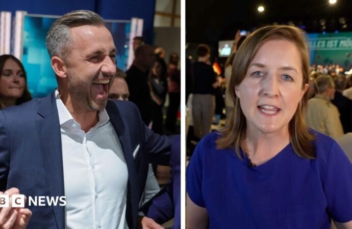 AfD celebrate projected win in Saxony-Anhalt