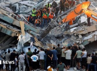 At least 12 killed after war-damaged Gaza building collapses