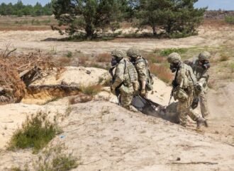 At this NATO training camp, the aim is to train the Ukrainians who can then turn around and train everyone else