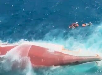 Bodies recovered as rescuers search for more than 100 missing from capsized Indonesian ferry
