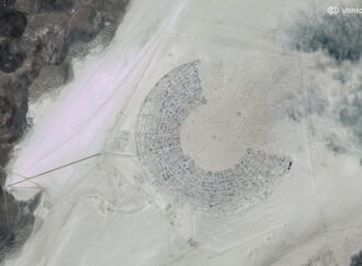 Burning Man 2026: Photos and satellite images show how the Nevada desert transforms into Black Rock City