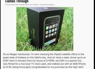 Buying an iPhone is easy now, but people were sleeping on sidewalks for the first model