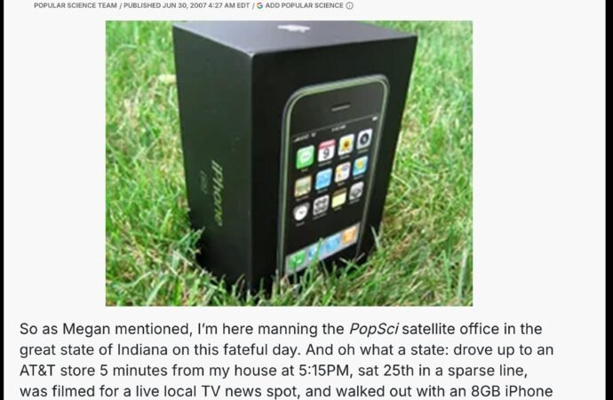 Buying an iPhone is easy now, but people were sleeping on sidewalks for the first model