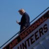 CNN says it was left off Air Force One for Trump’s Saturday trip to a college football game
