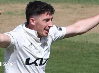 County Championship: 23 wickets fall on day two between Surrey and Yorkshire