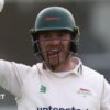 County Championship: Hampshire relegated after defeat by Leicestershire