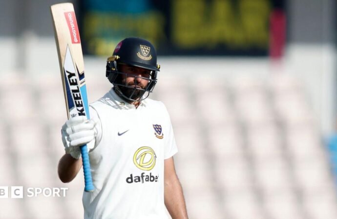County Championship: Jack Leaning leads Sussex recovery against Hampshire