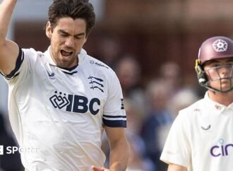 County Championship: Northants promotion hopes fade at Middlesex