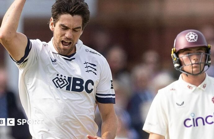 County Championship: Northants promotion hopes fade at Middlesex