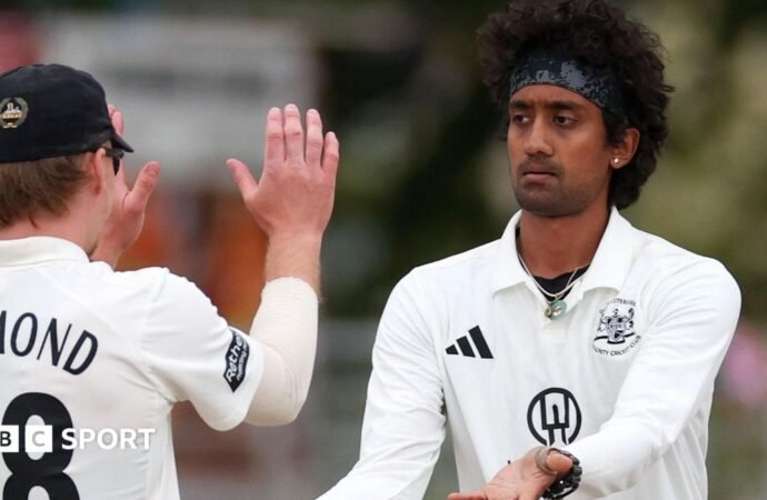 County Championship: Sai Kishore bowls Gloucestershire to win over Derbyshire