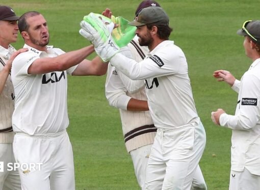 County Championship: Surrey bowlers dominate against Yorkshire
