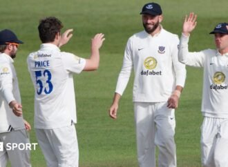 County Championship: Sussex end season with win at relegated Hampshire