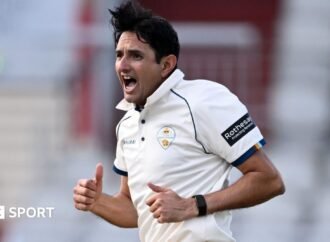 County Championship: Wickets tumble at Worcestershire v Derbyshire