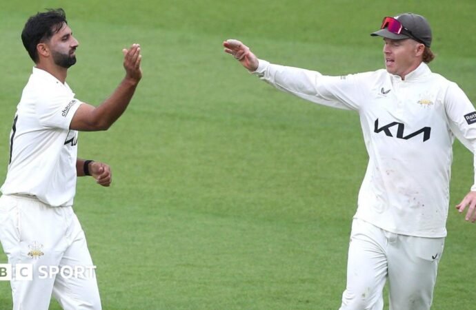 County Championship: Wickets tumble between Surrey and Glamorgan