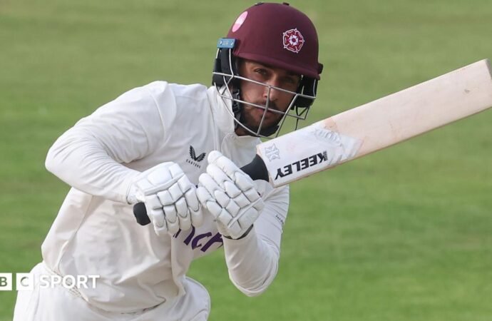 County Championship: Zaib hits Northants century at New Road