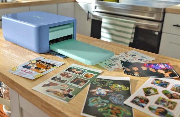 Cricut’s new compact crafter prints, cuts, and laminates stickers