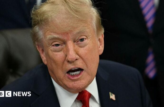 Donald Trump says he is banning CNN, Politico and MS NOW from White House