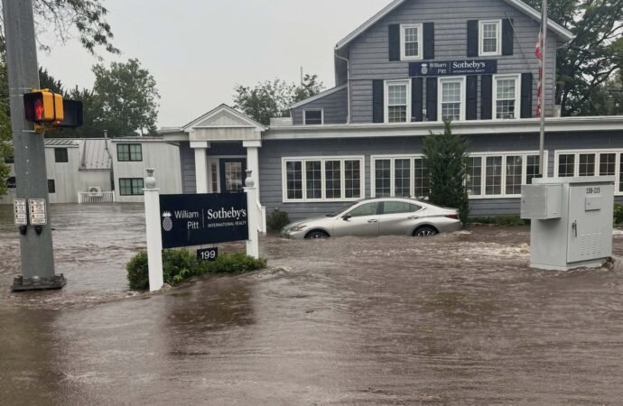 Drenching rains bring flash flooding across coastal Connecticut, New York, New Jersey