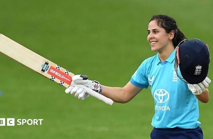 England v Ireland: Maia Bouchier ton sets up hosts’ record ODI run chase