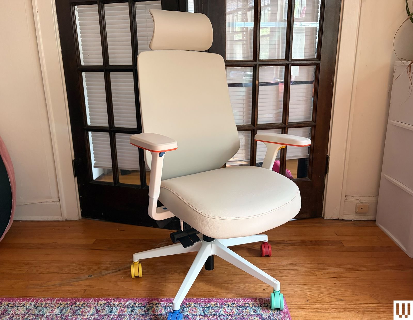 Image may contain Furniture Chair Indoors Office and Office Chair