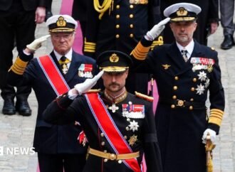 Europe’s royalty pay respects to King Harald V in Norway