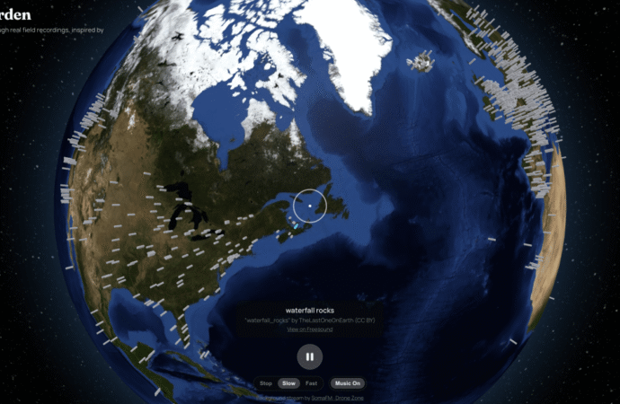 Explore the globe in field recordings