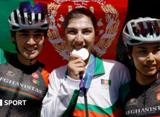 Fariba Hashimi: Afghanistan cyclist who dressed as man to avoid Taliban wins Asian Games silver medal