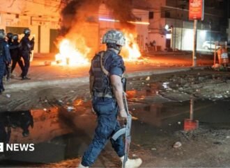 Gambia’s President Adama Barrow urges calm after violent blackout protests