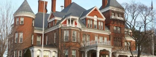 Grand staircases, state-shaped pools, and bowling alleys: Photos show every state governor’s mansion