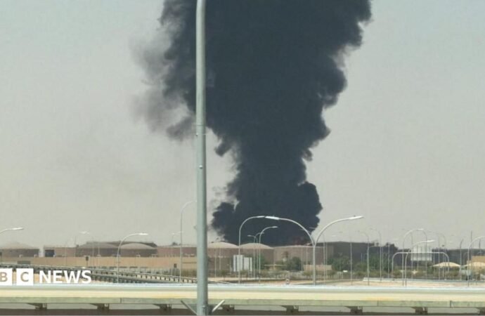 Houthis claim attack on Riyadh after fire near airport