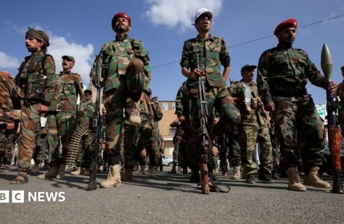 Houthis claim major advance in Yemen and tighten grip on Red Sea shipping lane